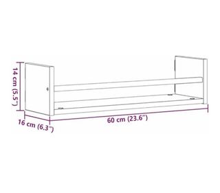 Set 2 Baldas Madera y Metal
