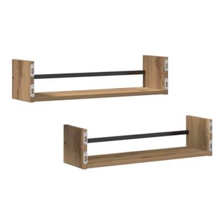 Set 2 Baldas Madera y Metal