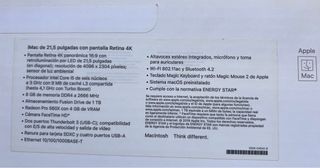 IMac de 21,5 pulgadas con pantalla Retina 4k