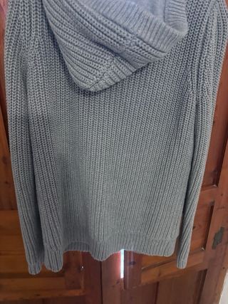 Chaqueta punto Tommy Hilfiger gris Talla M