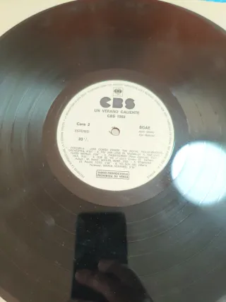 Vinilo Un Verano Caliente CBS 1982