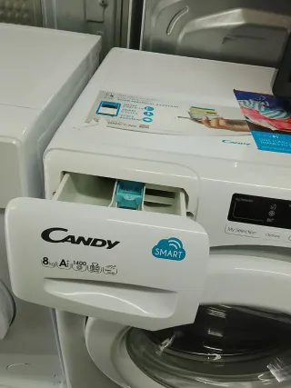 Lavadora Candy 8kg 1400rpm A+++ bajo cumsumo
