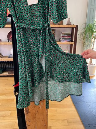 Vestido Naëlle verde lunares Talla S