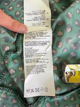 Vestido Naëlle verde lunares Talla S