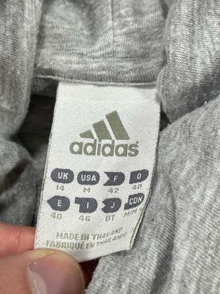Sudadera Adidas Vintage Gris Talla M