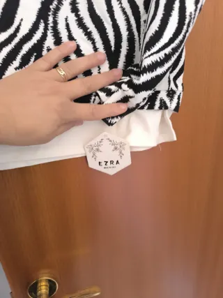Chaleco estampado cebra