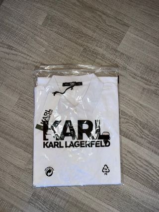 Polo Karl Lagerfeld Blanca Talla XL