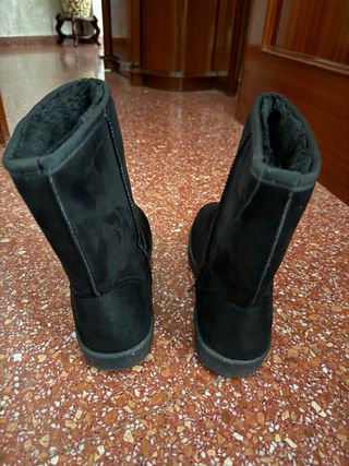 Botas negras de invierno