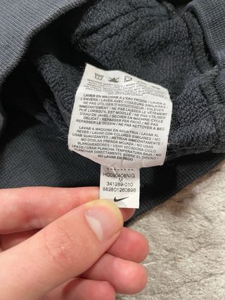 Sudadera Cremallera Nike Negro Talla M