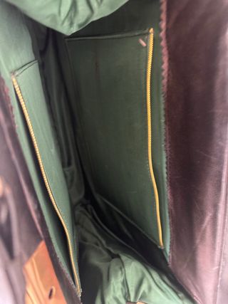 Bolso Petit Point Flores Negro Multicolor