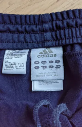 pantalón chándal adidas vintage azul marino talla
