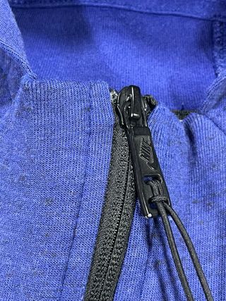 Sudadera Cremallera Nike Tech Fleece Azul Marino M