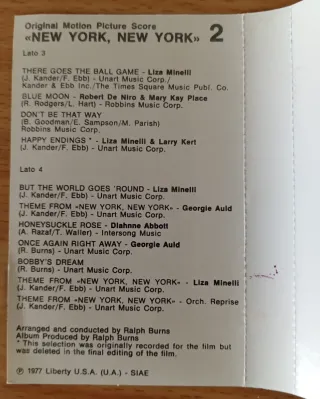 Musicassetta "New York New York" Vol. 2