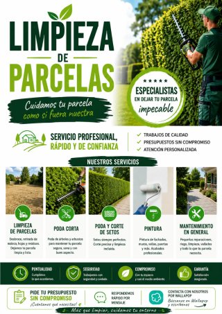 Limpieza de parcelas