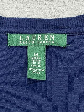 Jersey Pico Ralph Lauren Azul Marino Talla M