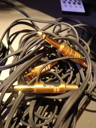 Lote Cables Audio RCA y Jack Varios