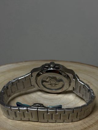 Reloj Seiko Mod Plata y Turquesa automatico