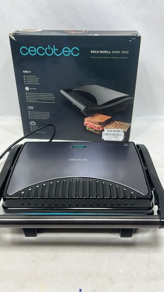 Cecotec Parrilla Eléctrica Rock'nGrill Dark 1000