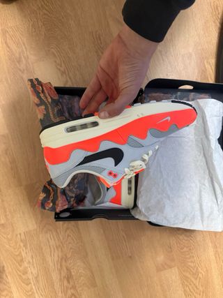 Nike air max 1 x Patta Hyper Crimson Black Pure