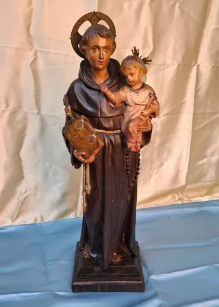 Escultura San Antonio con Niño Jesús