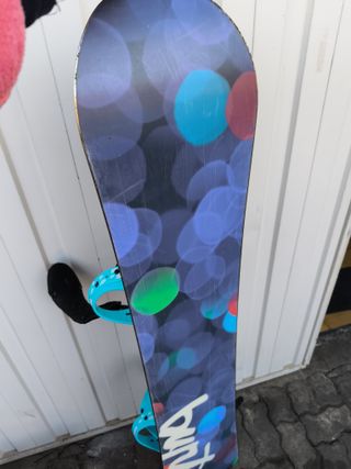 Tabla Snow Burton con Fijaciones + botas T 39