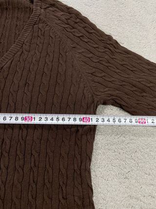 Jersey Punto Tommy Hilfiger Vintage Marrón Talla M
