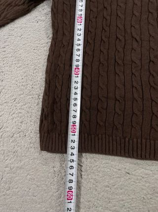 Jersey Punto Tommy Hilfiger Vintage Marrón Talla M