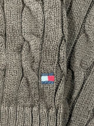 Jersey Punto Tommy Hilfiger Vintage Marrón Talla M