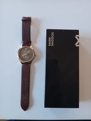 Reloj Mark Maddox Marrón y Dorado