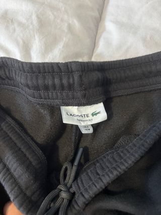 Pantalones Lacoste Negros