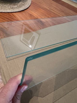 2 Baldas Cristal 57x16cm | 6mm Grosor