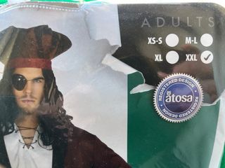 Costume da pirata Atosa taglia XXL