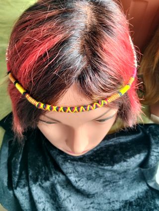 Collana/treccina fatta a mano