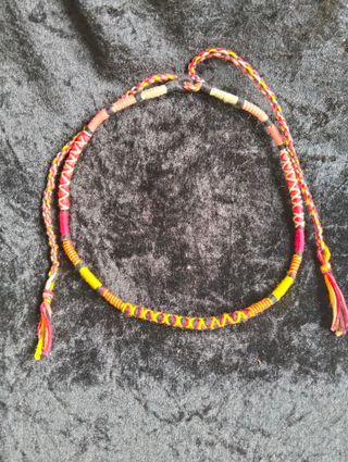 Collana/treccina fatta a mano