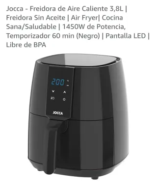 Freidora de aire Jocca 3.8L Nueva!!