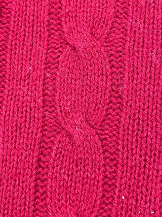 Jersey Punto Ralph Lauren Lana Rojo Talla M