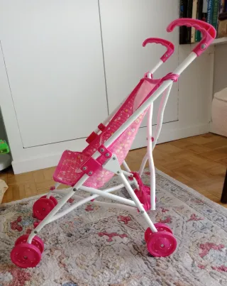 Carrito de juguete Nenuco rosa