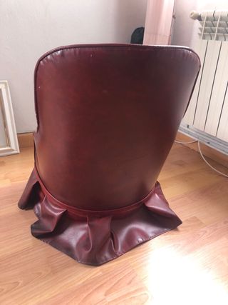 Descalzadora vintage piel roja