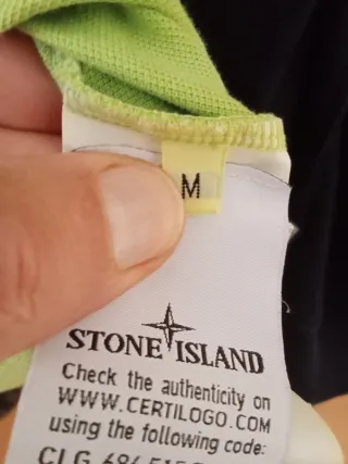Polo Stone Island Verde Talla M