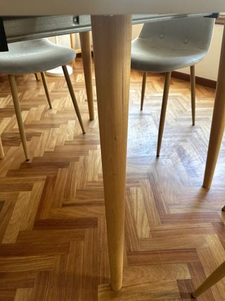 Mesa redonda extensible 120-200 cm