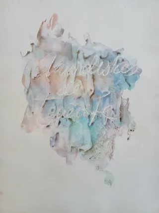 Litografía Cristo Acuarela