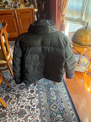 Abrigo Parka Anapurna XL Azul-Negro Muy Acolchada