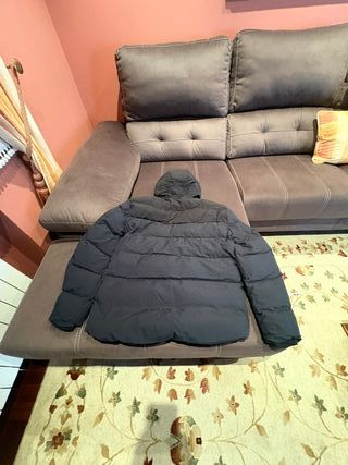 Abrigo Parka Anapurna XL Azul-Negro Muy Acolchada