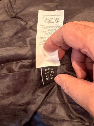 Abrigo Parka Anapurna XL Azul-Negro Muy Acolchada
