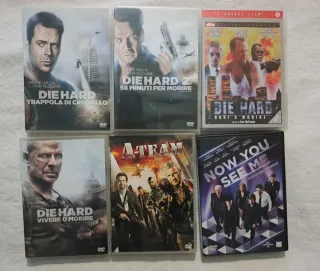 Lotto 4 DVD Die Hard + A-Team + Now You See Me