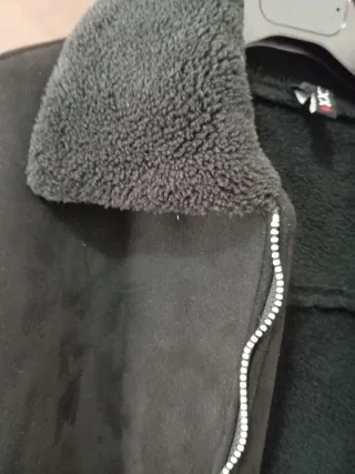 Giubbotto uomo invernale nero scamosciato esterno