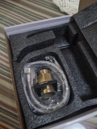 Grifo de lavabo plata