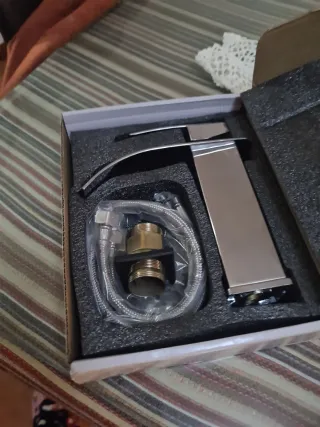 Grifo de lavabo plata