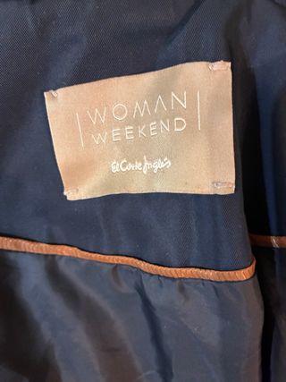 Gabardina azul para chica