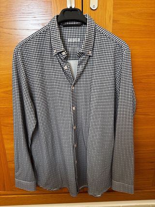 Lote de 3 Camisas de cuadros SEPPIA Talla L.